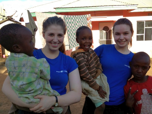 Samanatha and Laura in Tanzania